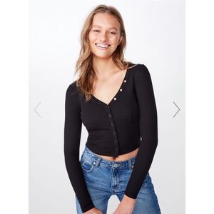 Henley Long Sleeve Top